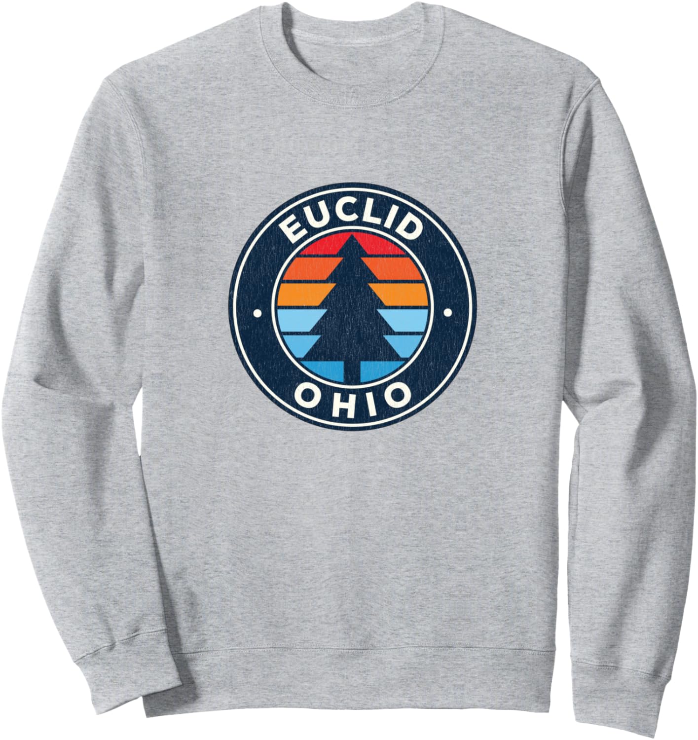 Amazon.co.jp ユークリッド オハイオ OH ヴィンテージ グラフィック レトロ 70年代 トレーナー ファッション